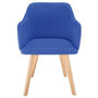 Voir la diapositive 2 : Paris Prix Chaise Scandinave en Tissu  Sweet Color  76cm Bleu