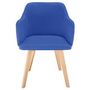Voir la diapositive 2 : Paris Prix Chaise Scandinave en Tissu  Sweet Color  76cm Bleu