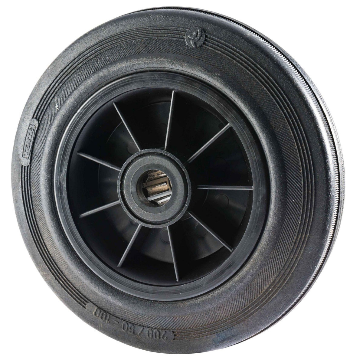 Tente Roue pleine Ø 200 x 50 mm axe de 20 mm