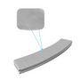 Voir la diapositive 2 : FAST-JUMP Coussin de protection des ressorts pour Trampoline 14Ft / 427 cm - Gris - PE