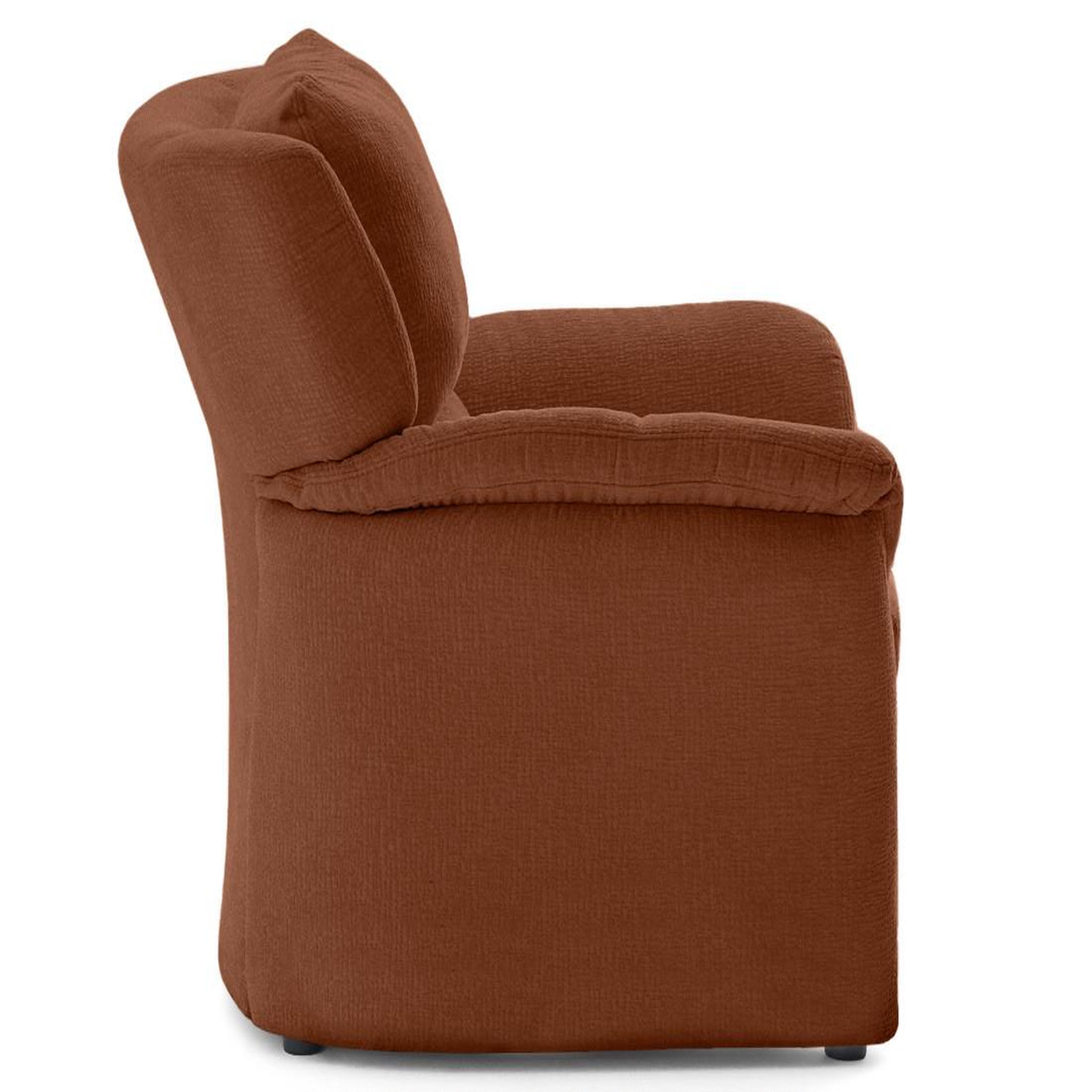 Voir la diapositive 5 : LISA DESIGN Bastille - fauteuil en tissu velours relief