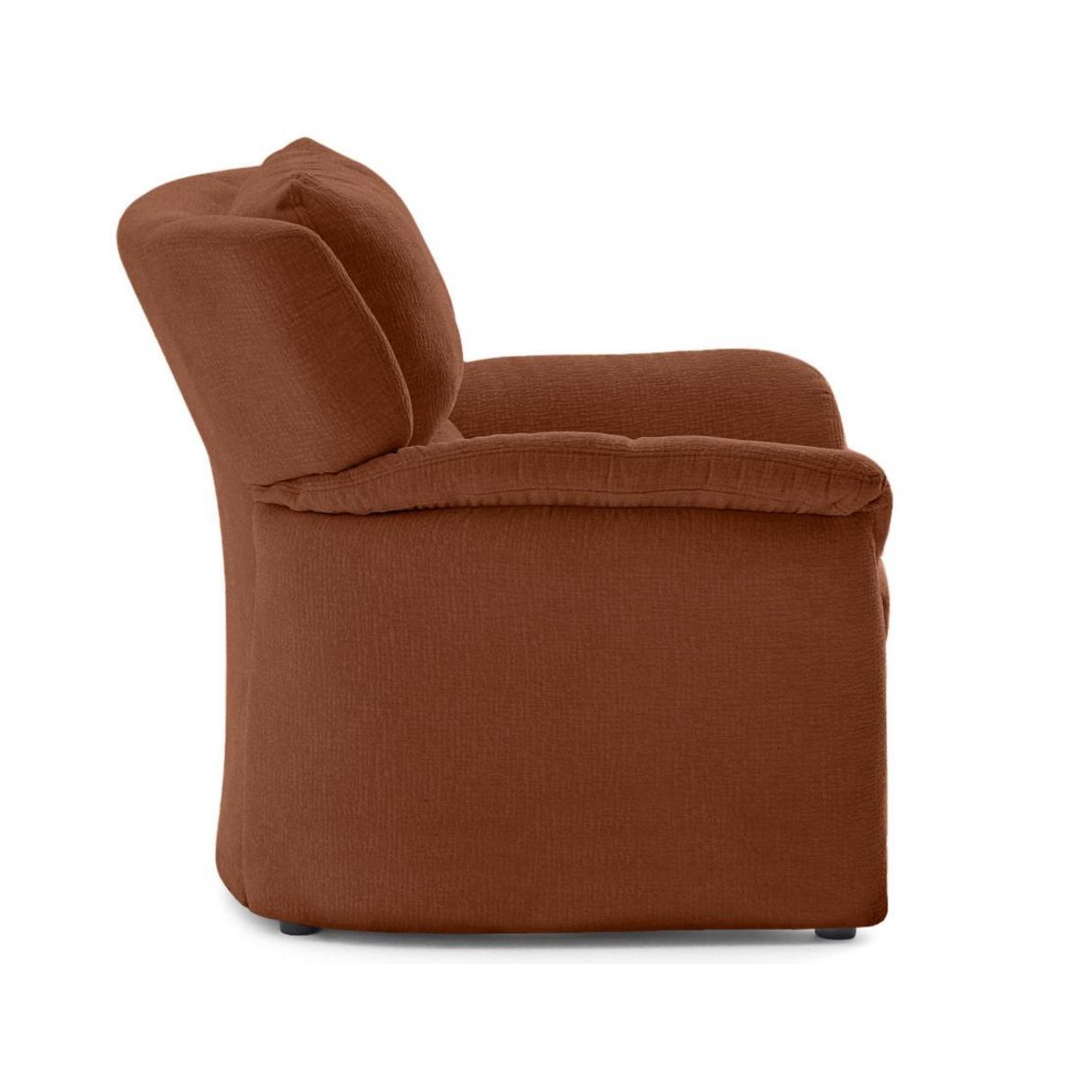 LISA DESIGN Bastille - fauteuil en tissu velours relief