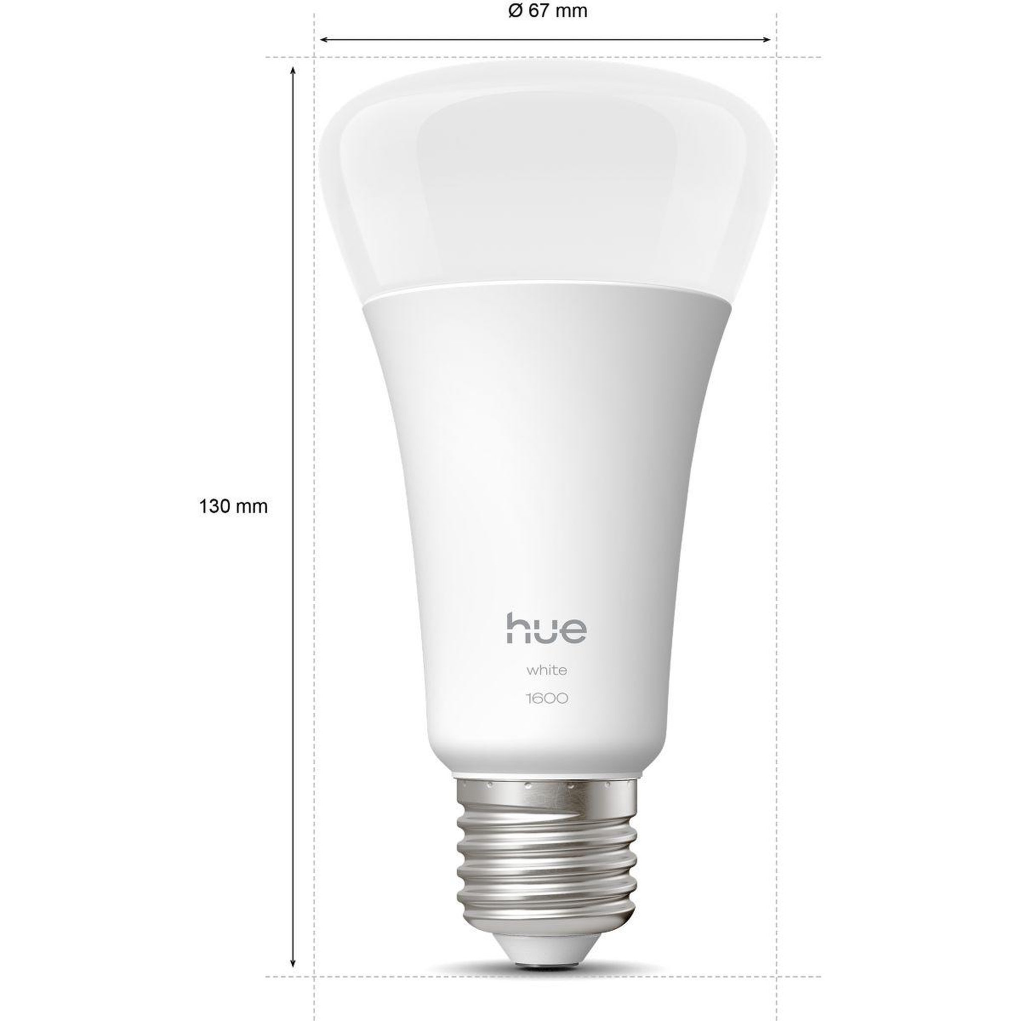 Voir la diapositive 3 : PHILIPS HUE Ampoule LED connectée E27 White 100W