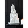 Voir la diapositive 3 : Paris Prix Maison Déco en Résine  Classique  47cm Blanc
