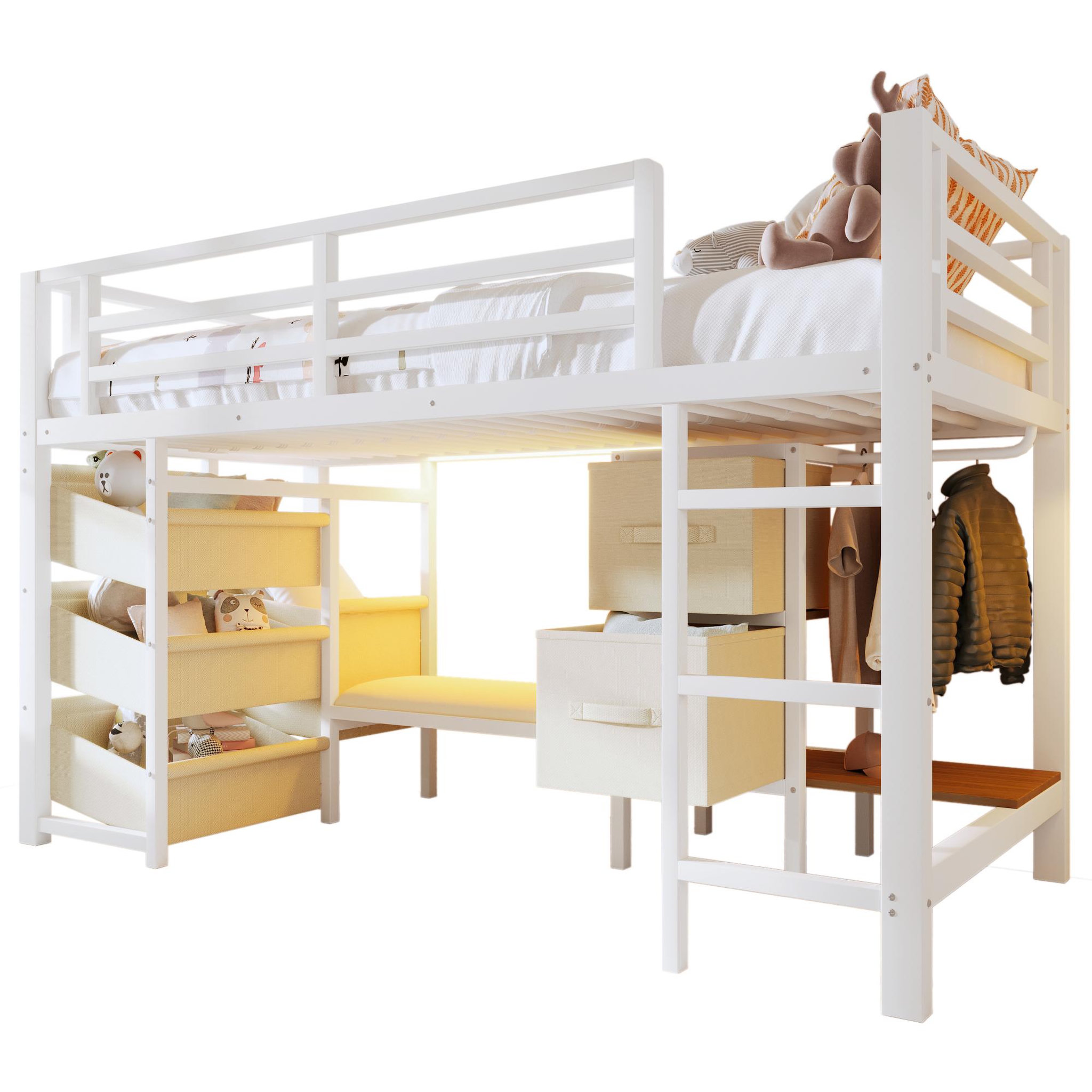 Voir la diapositive 1 : MERAX Lit mezzanine enfant