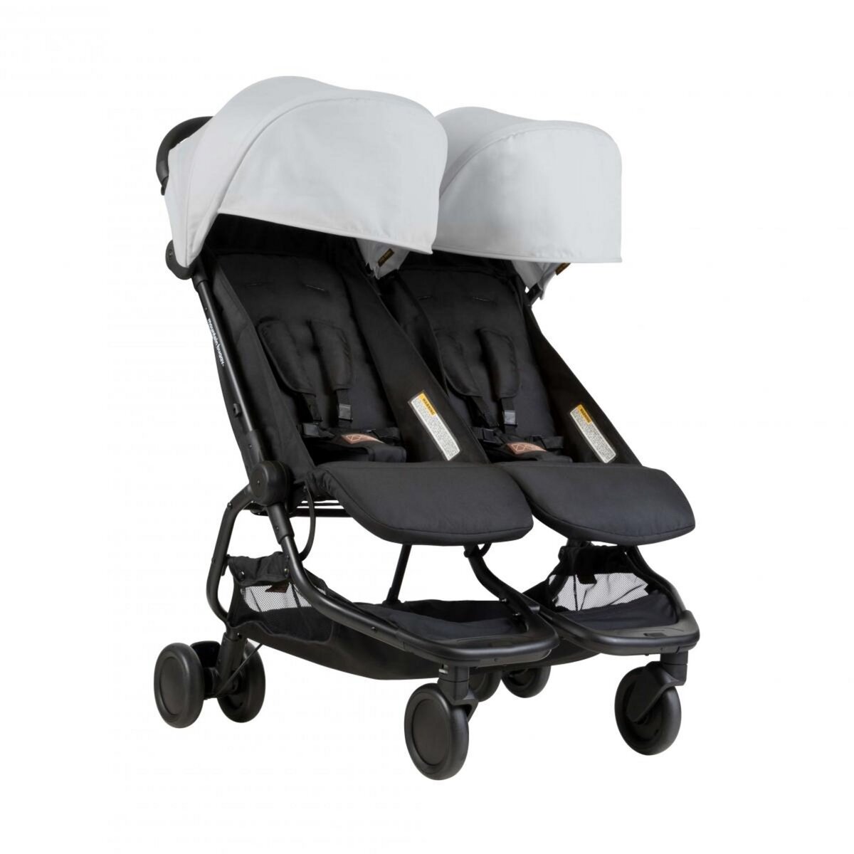 MOUNTAIN BUGGY Poussette Nano Duo Silver pas cher Auchan