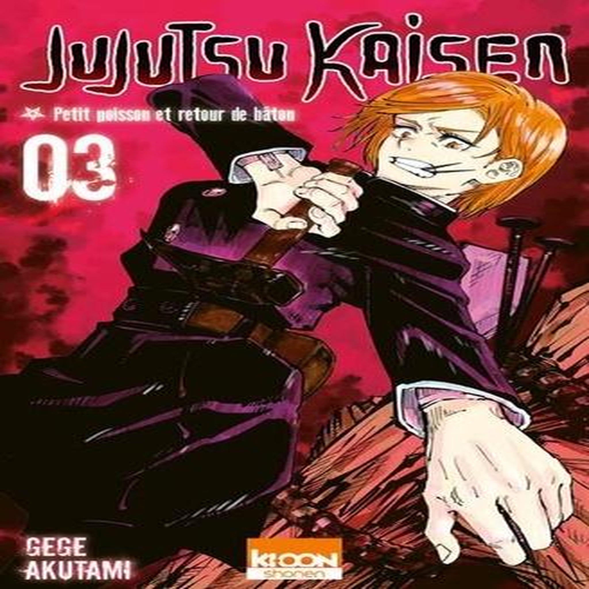 JUJUTSU KAISEN TOME 3 : RETOUR DE BATON, Akutami Gege