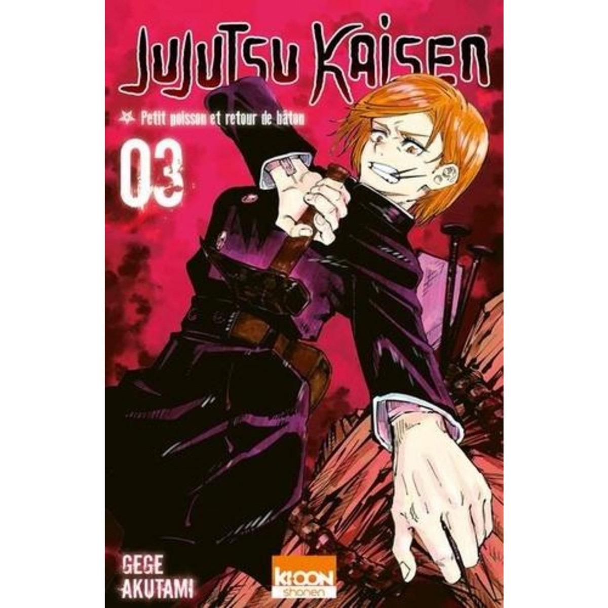 JUJUTSU KAISEN TOME 3 : RETOUR DE BATON, Akutami Gege