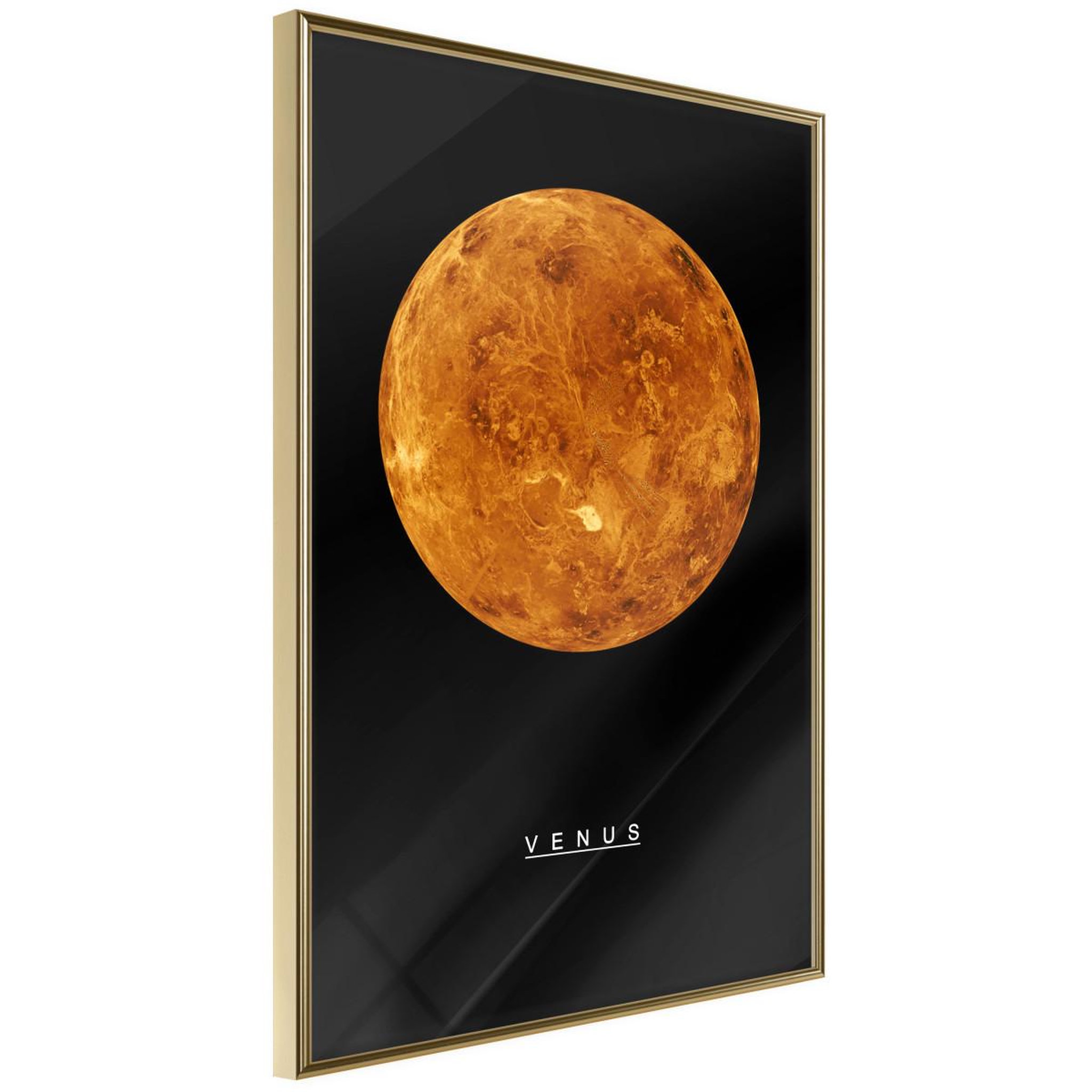 Voir la diapositive 1 : Paris Prix Affiche Murale Encadrée  The Solar System Venus
