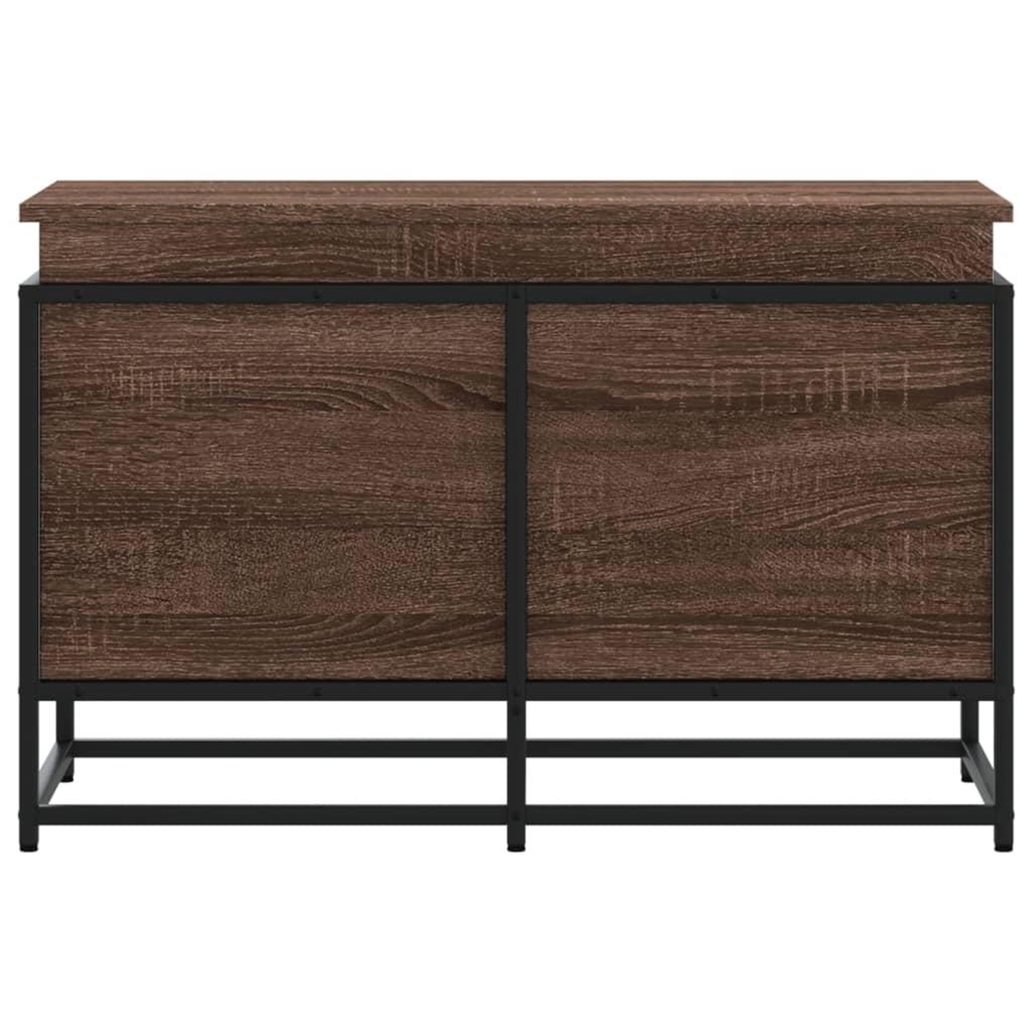Voir la diapositive 4 : VIDAXL Boîte de rangement avec couvercle chene marron bois ingenierie