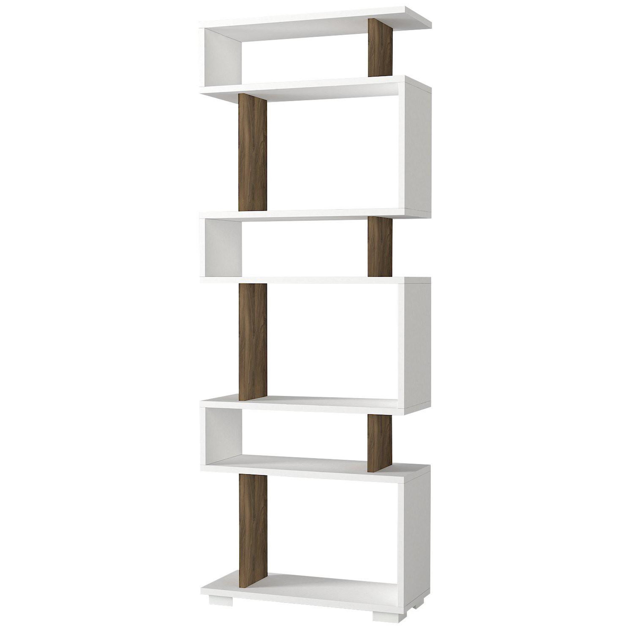 Voir la diapositive 1 : Habitat et Jardin Bibliothèque en bois  blok  - 60 x 19 x 165 cm - marron