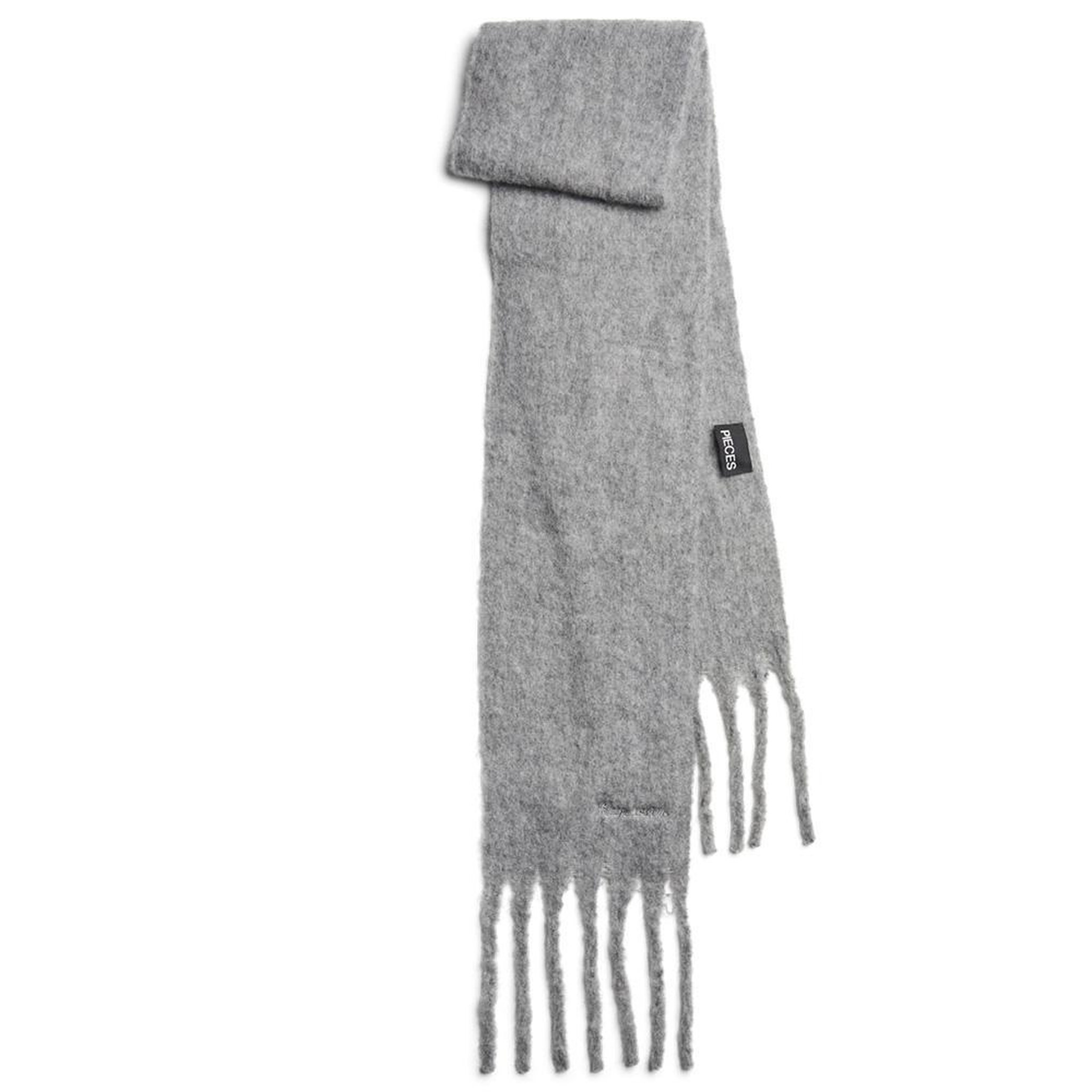 Pieces Écharpe e Clair Femme Pieces Nilea. Coloris disponibles : Gris