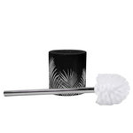 Paris Prix Brosse WC Imprimée  Orbella  40cm Noir & Argent