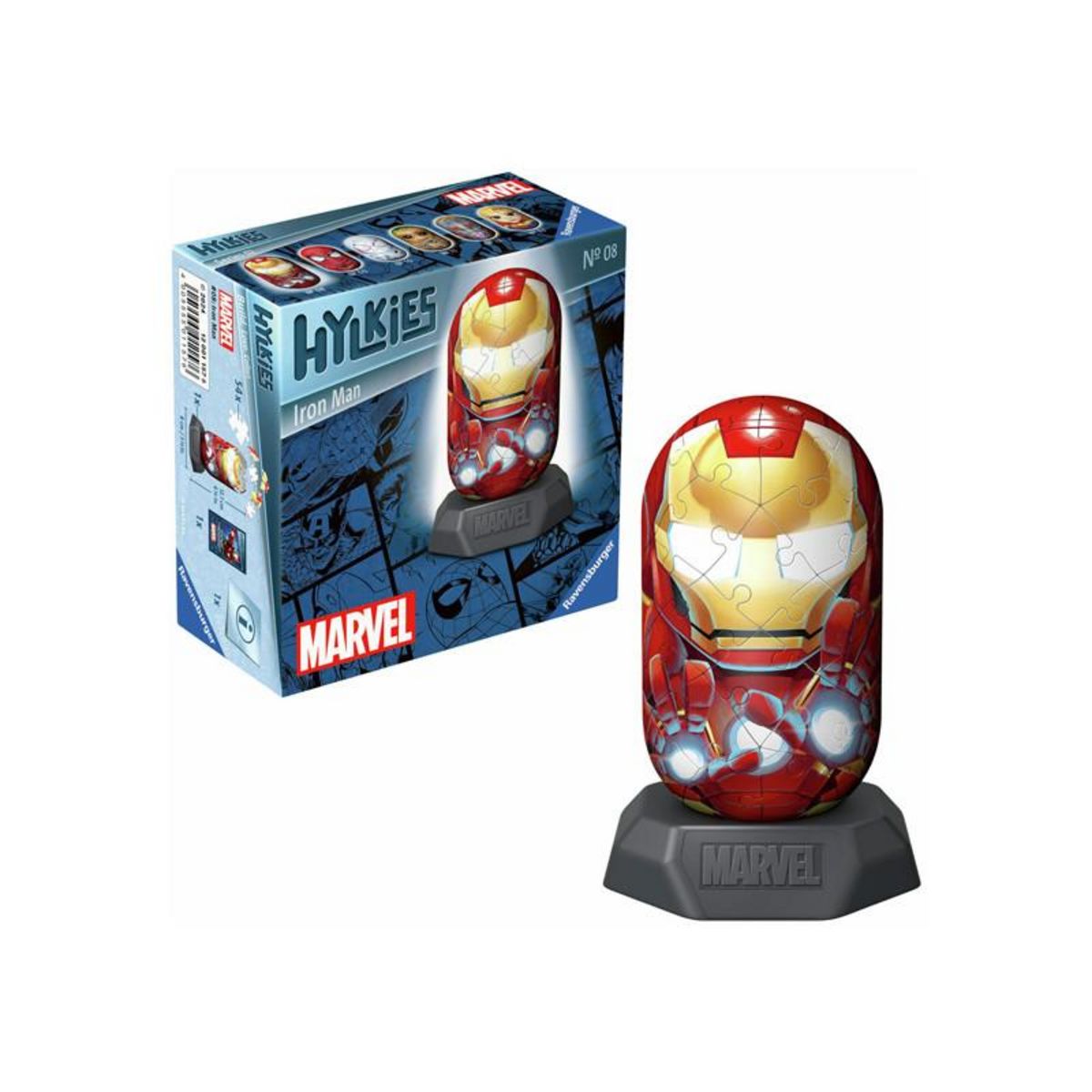 RAVENSBURGER Ravensburger - 3D Puzzle Marvel Iron Man, 54pcs. 12001157 6