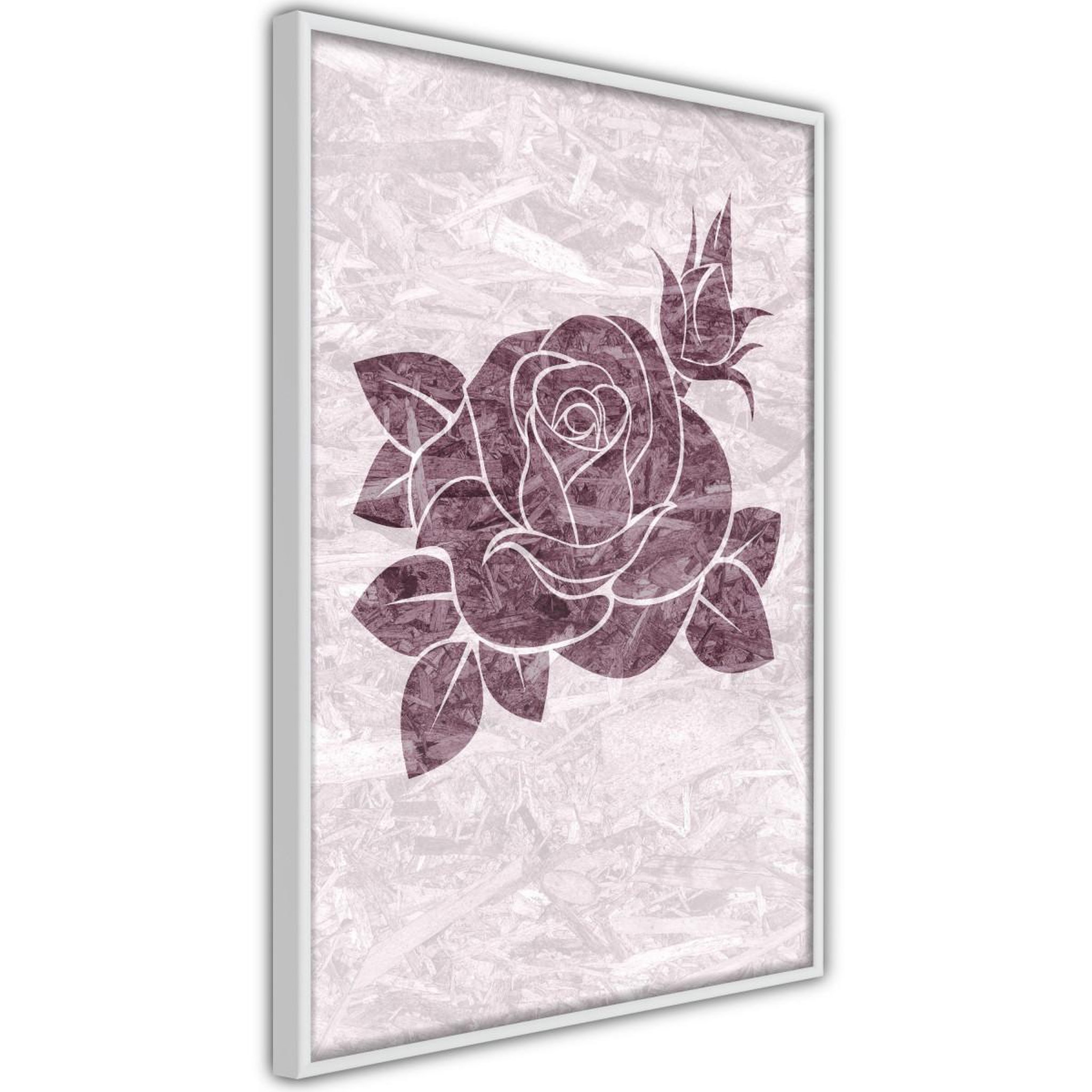 Paris Prix Affiche Murale Encadrée  Monochromatic Rose