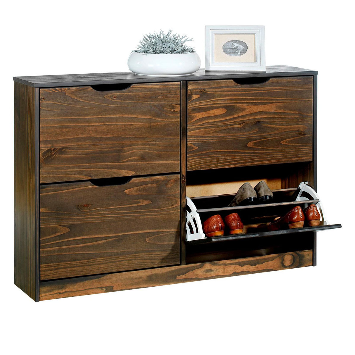 IDIMEX Meuble à chaussures en pin BASIL