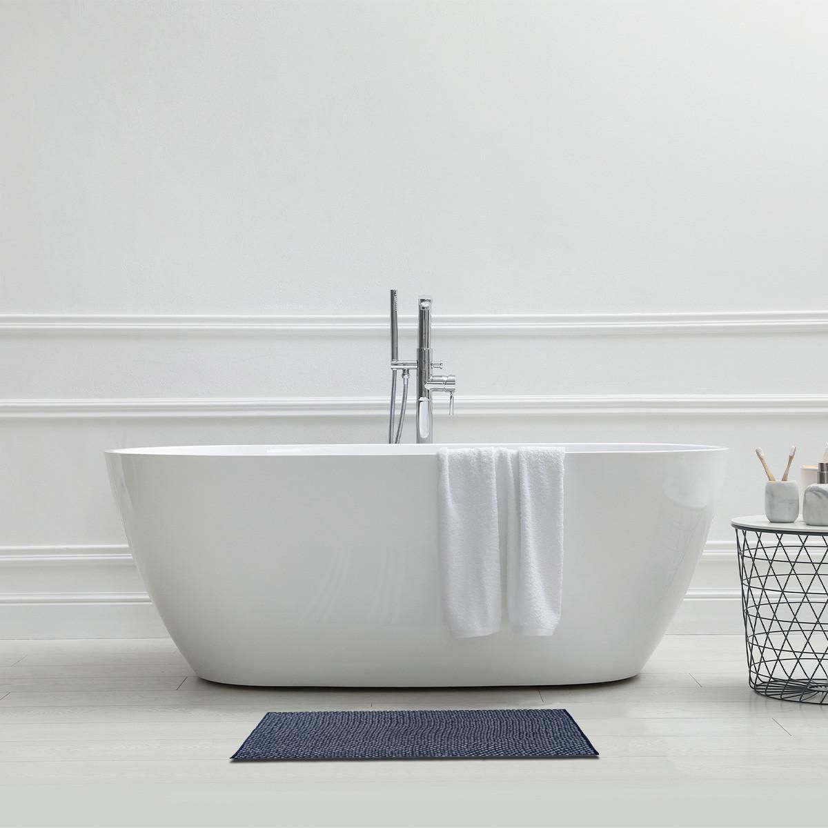 GUY LEVASSEUR Tapis de bain déco en polyester 50x80cm