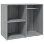 Voir la diapositive 2 : VIDAXL Armoire de dressing Sonoma gris 80x40x65 cm Bois d'ingenierie