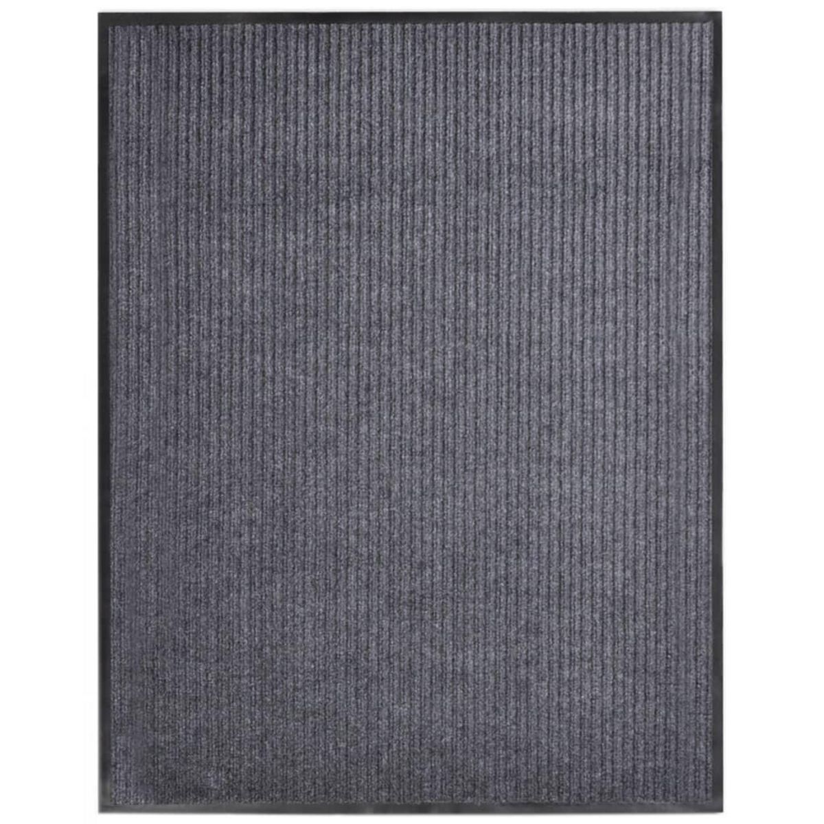 VIDAXL Paillasson Gris 117x220 cm PVC