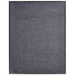 VIDAXL Paillasson Gris 117x220 cm PVC