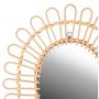 Voir la diapositive 2 : FORNORD Miroir Dalia rotin 34x39 cm