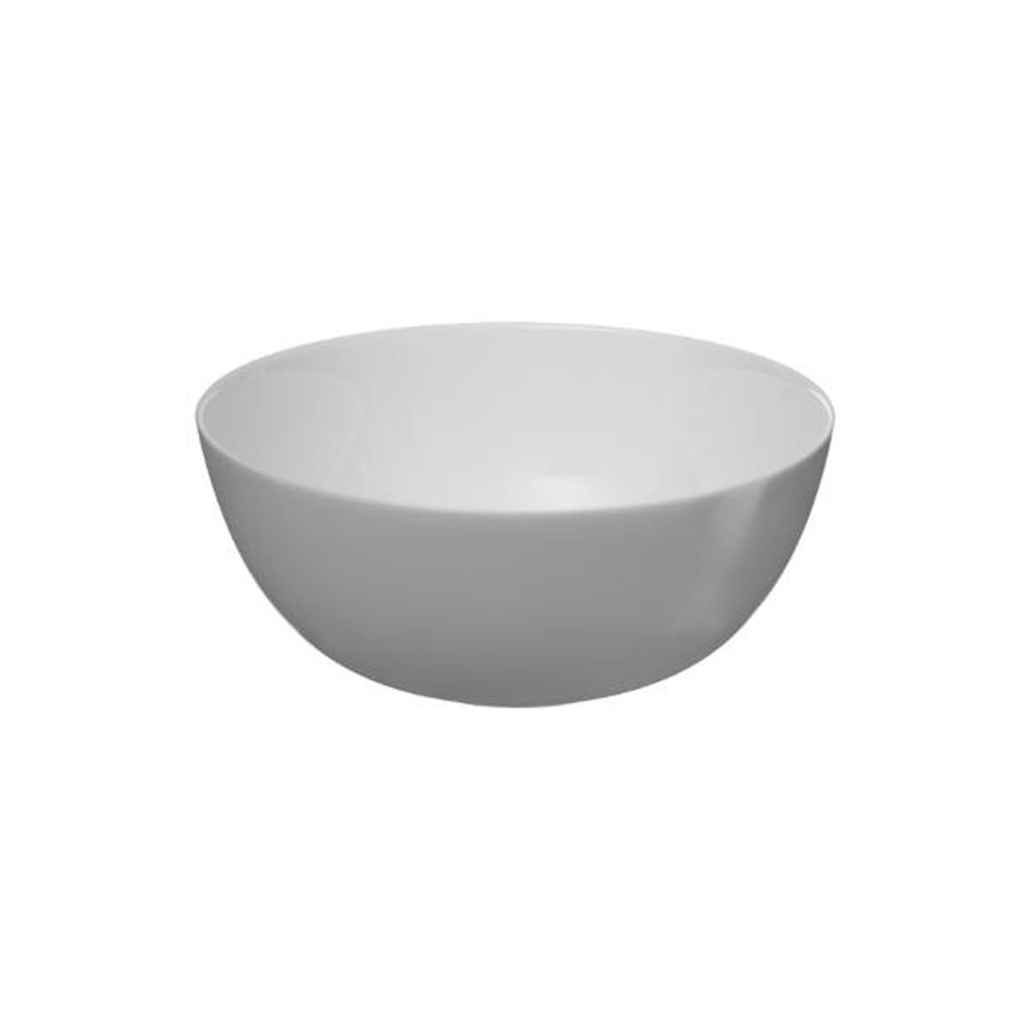 SECRET DE GOURMET Saladier en verre  jeanne  21cm blanc
