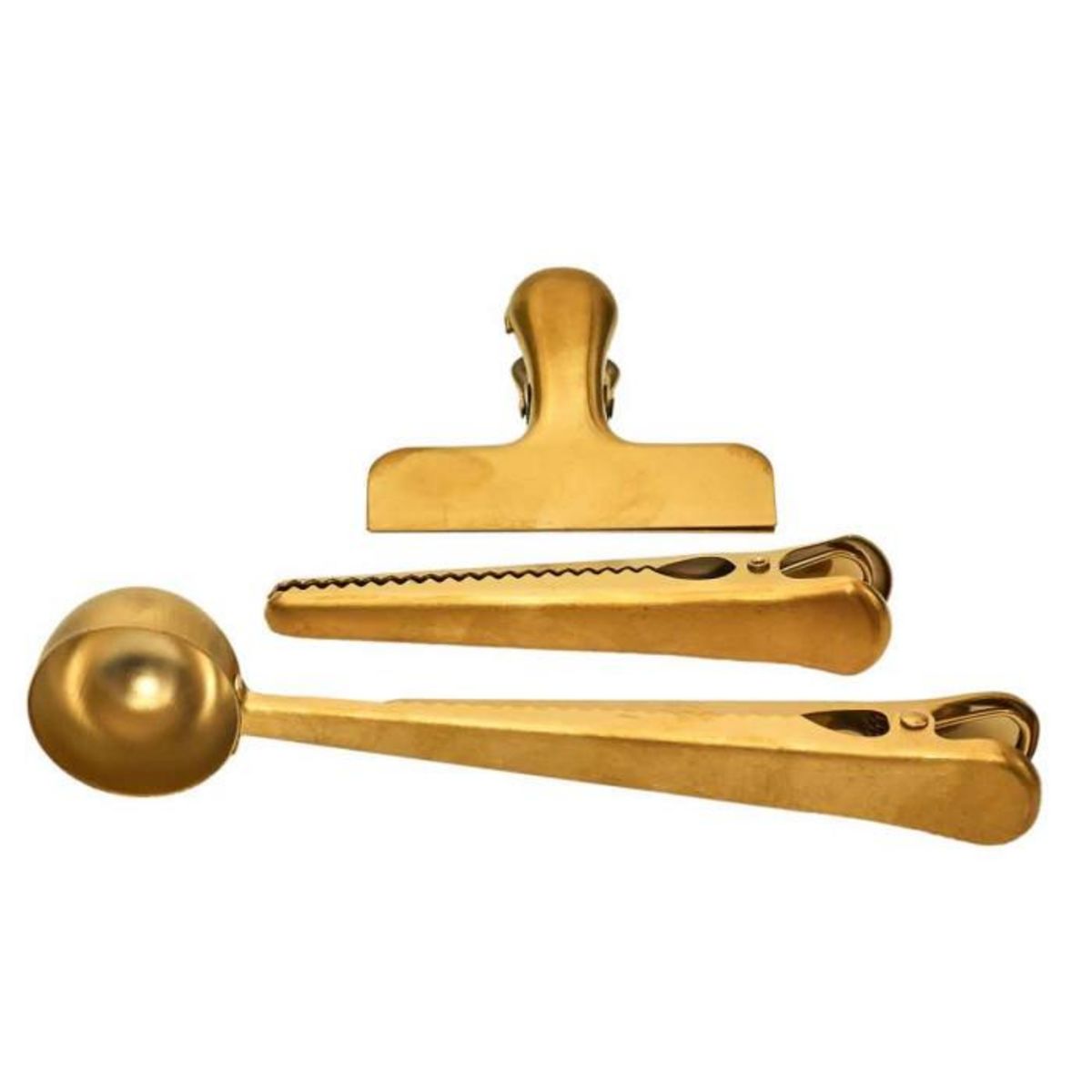 Paris Prix Lot de 3 Ustensiles à Café  Royal  7cm Or