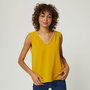 IN EXTENSO Top jaune col v femme