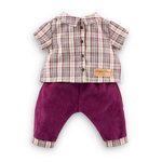 Corolle Chemise a Carreaux et Pantalon Petit Explorateur pour poupon 36 cm