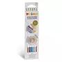 PRIMO 6 crayons de couleur métalliques Minabella