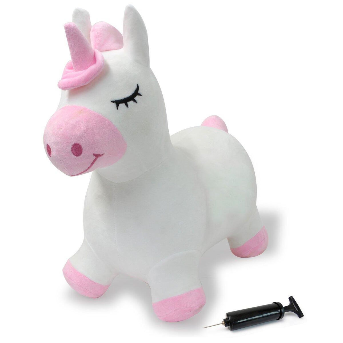 Jamara Licorne animal rebondissant avec pompe