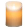 Voir la diapositive 2 : COMPTOIR DE LA BOUGIE Bougie Led Flamme Vacillante  Vela  370g Blanc
