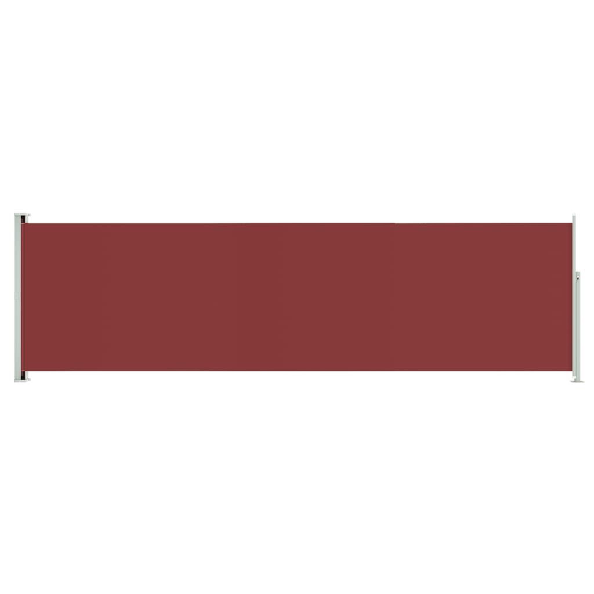 Voir la diapositive 2 : VIDAXL Auvent lateral retractable de patio 180x600 cm Rouge