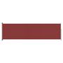 Voir la diapositive 2 : VIDAXL Auvent lateral retractable de patio 180x600 cm Rouge