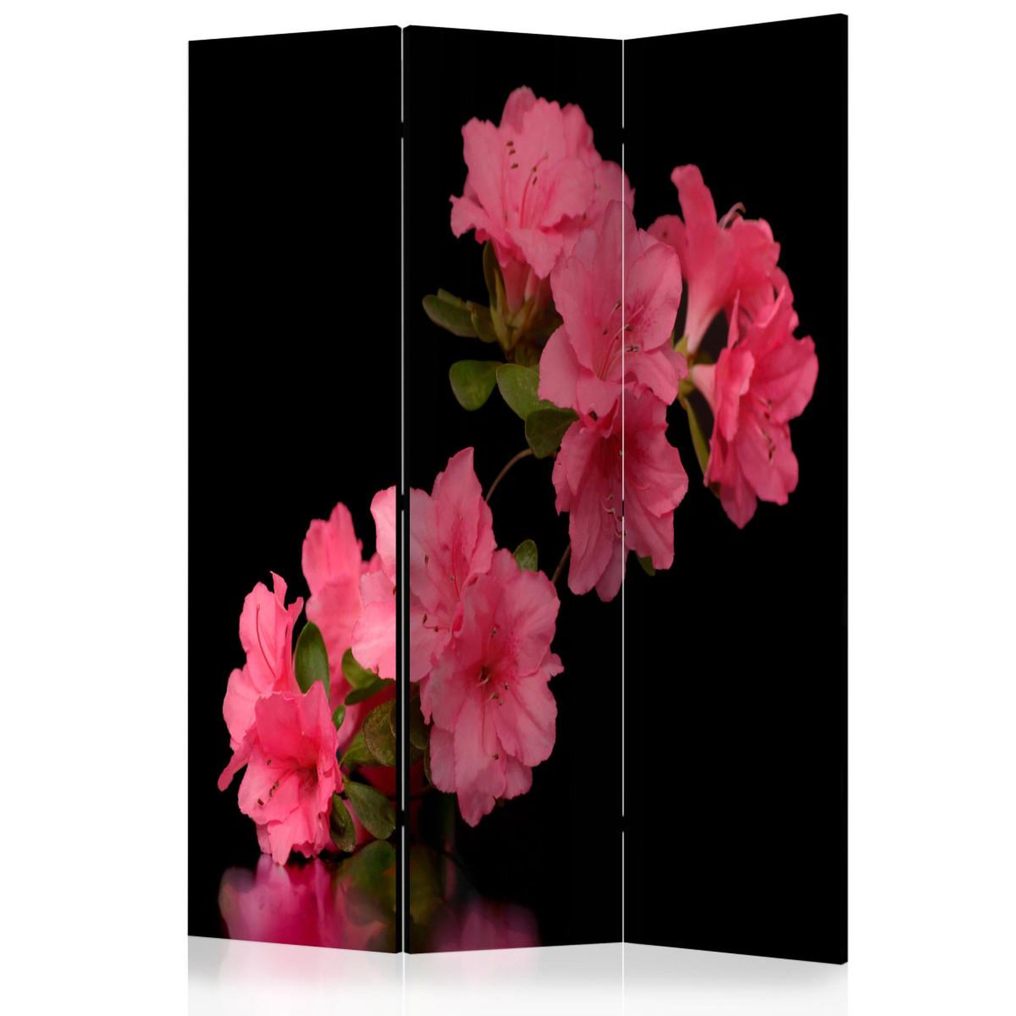 Paris Prix Paravent 3 volets  azalea in black  135x172cm