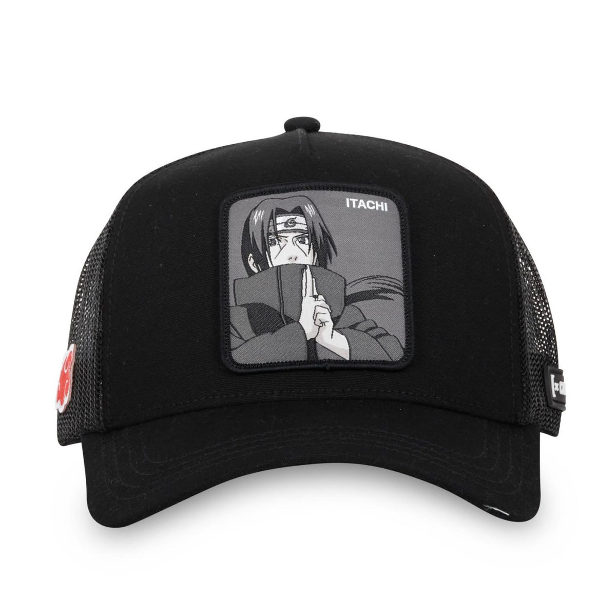 CAPSLAB Casquette homme trucker en serge de coton Naruto Shippuden Itachi