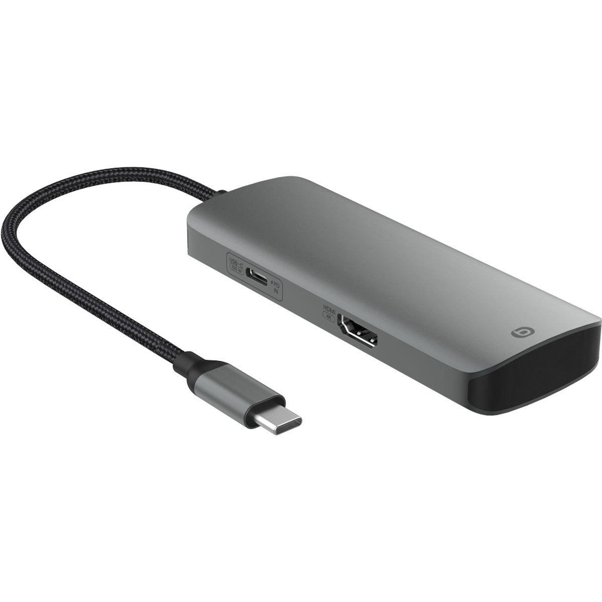 ESSENTIEL B Hub USB C 7 en 1 2 USB-A + 3 USB-C + 2 ports SD