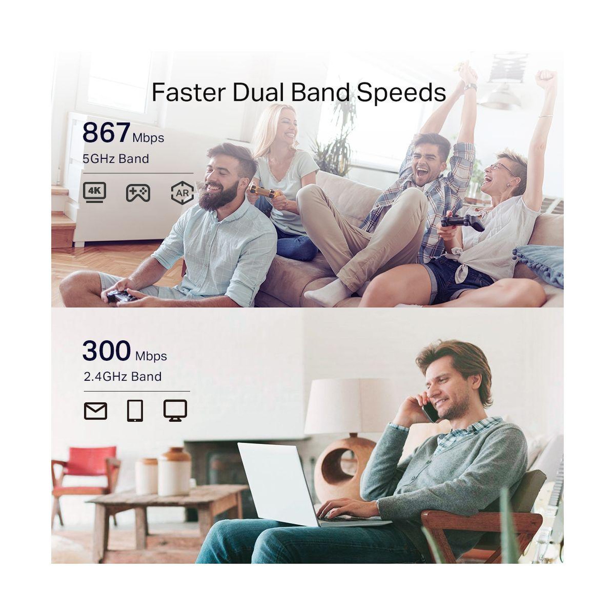 Voir la diapositive 5 : TP-LINK Répéteur Wifi RE330 Mesh AC1200