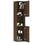 Voir la diapositive 5 : VIDAXL Armoire de bain Chene marron 30x30x130 cm Bois d'ingenierie