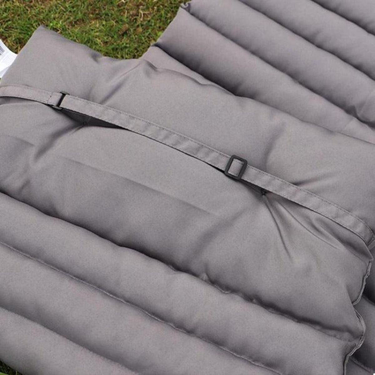 RED DECO Lot de 2 matelas bain de soleil 180cm gris anthracite - 2x sormiou gris anthracite