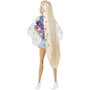 Voir la diapositive 3 : BARBIE Poupée mannequin Barbie Extra robe fleurie