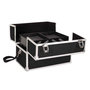 Voir la diapositive 3 : Paris Prix Mallette de Rangement Cosmétique  Vanity  32cm Noir