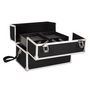 Voir la diapositive 3 : Paris Prix Mallette de Rangement Cosmétique  Vanity  32cm Noir