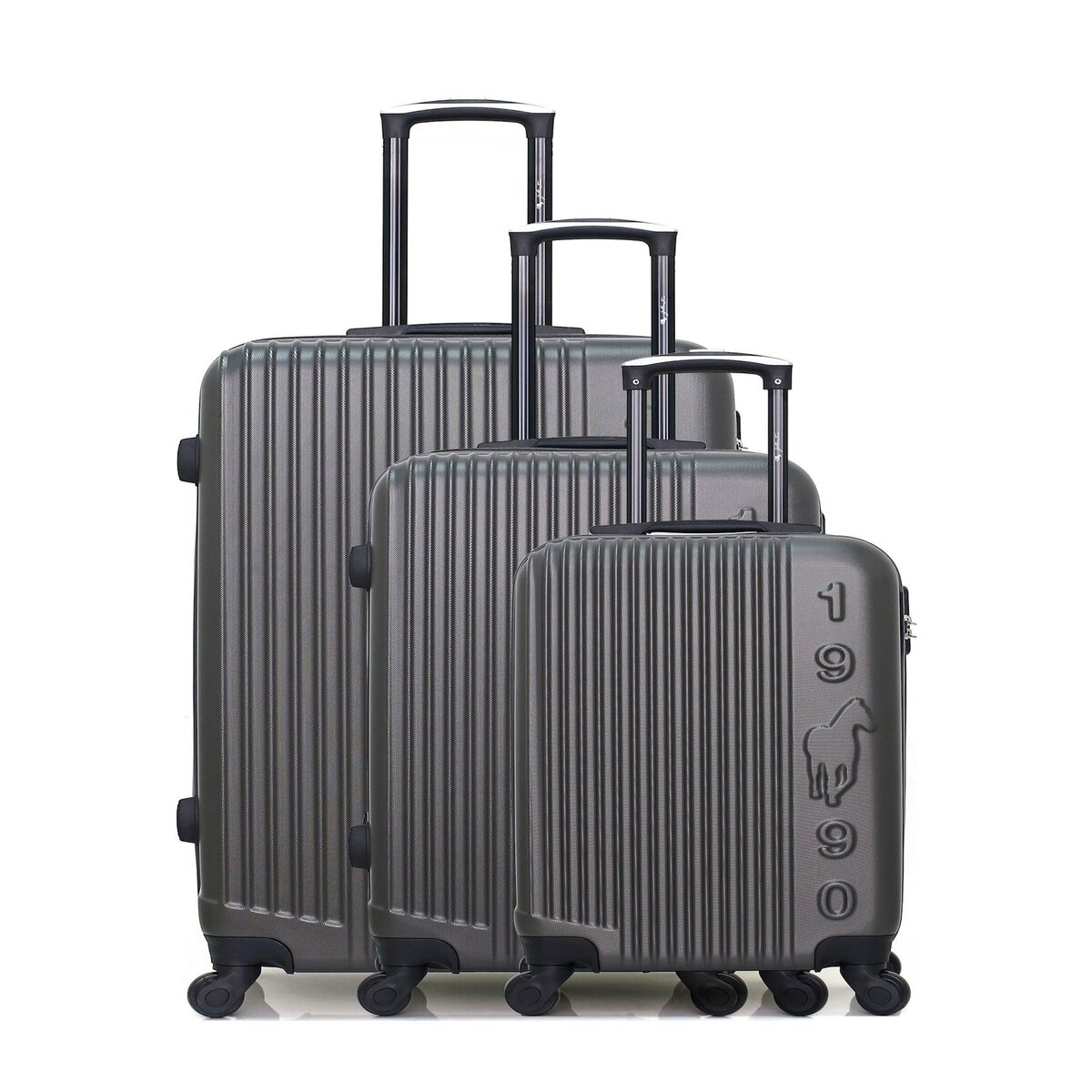 GENTLEMAN FARMER GENTLEMAN FARMER - Set de 3 Valises LIAM 75 cm 4 Roues