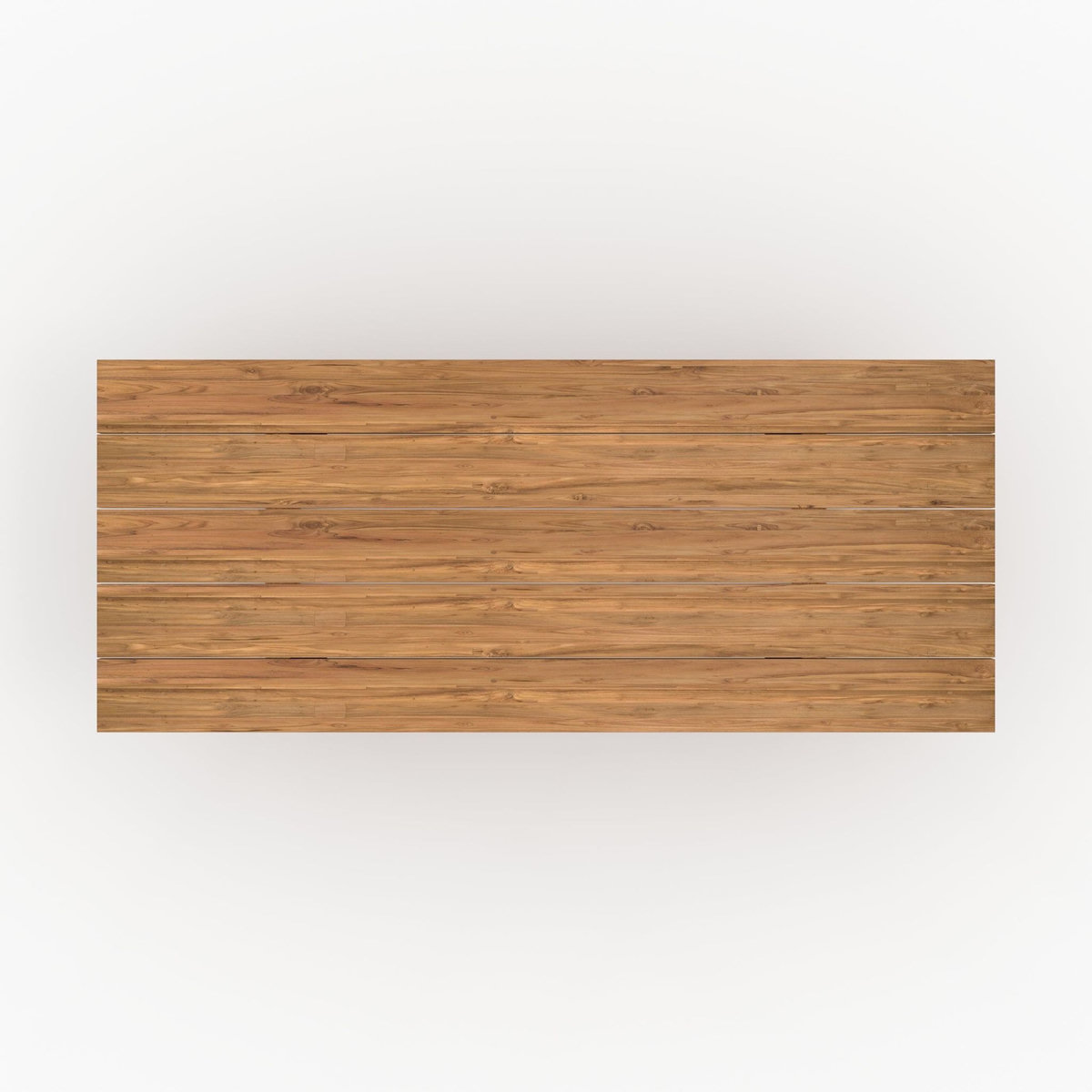 Rendez vous déco Table de jardin rectangulaire en bois de teck recyclé 10 personnes-Luma