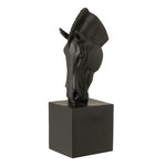 Paris Prix Tête de Cheval sur Socle  Hollywood  44cm Noir