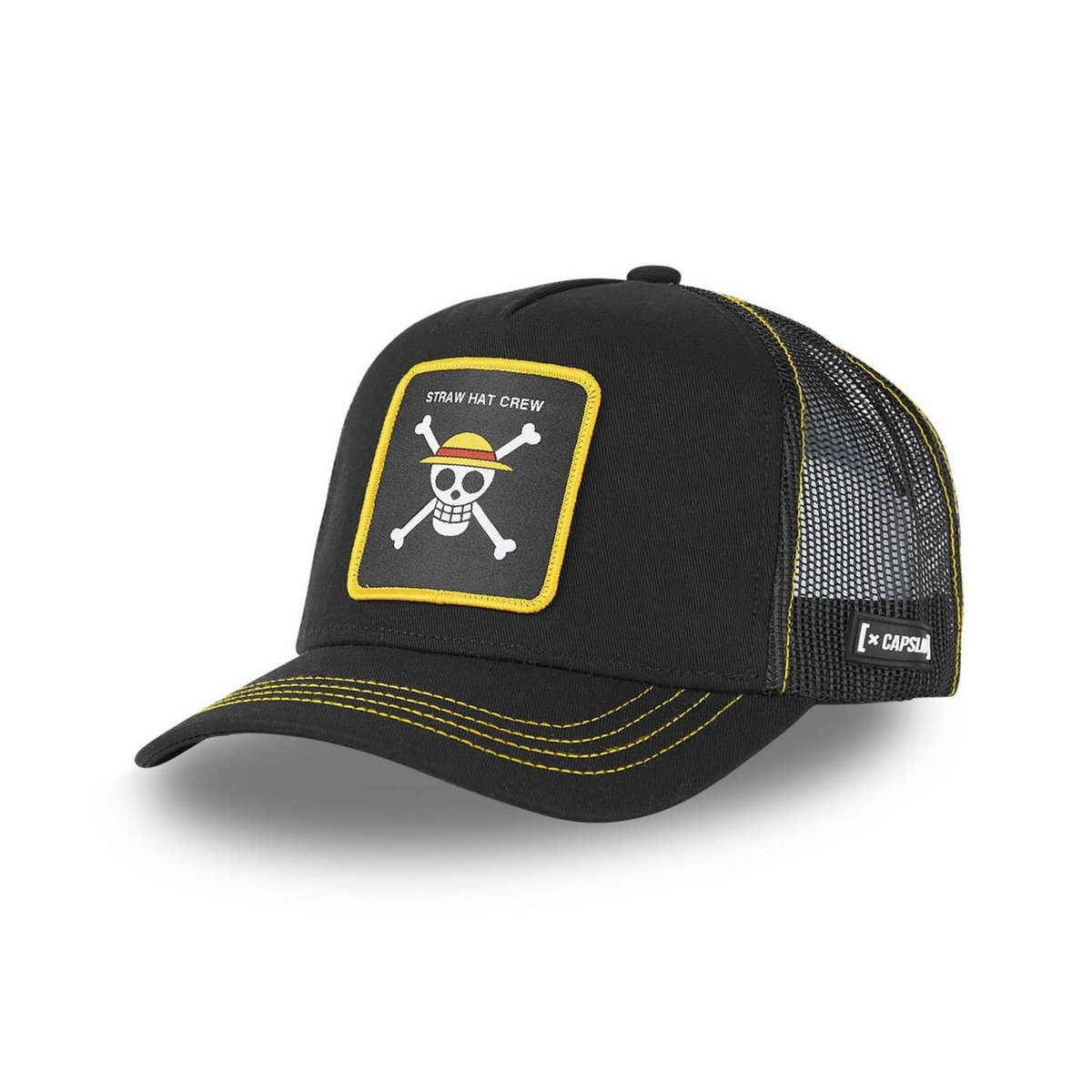 CAPSLAB Casquette trucker avec filet One Piece Luffy