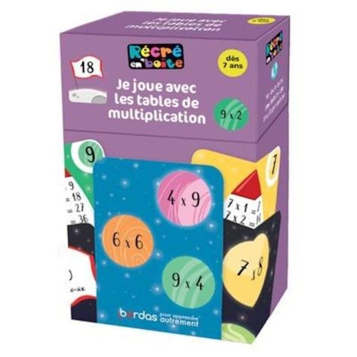 JE JOUE AVEC LES TABLES DE MULTIPLICATION, Bordas
