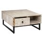 Voir la diapositive 2 : ATMOSPHERA Table basse 2 tiroirs Ajay - Beige et noir
