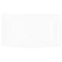 Voir la diapositive 3 : VIDAXL Lavabo rectangulaire Ceramique Blanc 71 x 39 cm